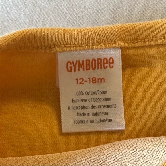 Gymboree - Yellow Squirrel and Sunflower Long Sleeve Tee - Picture 2 of 6